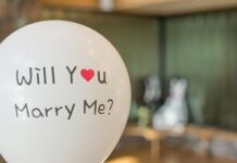 Marriage Proposal Spell to Make Him Propose This Year: The Ultimate Commitment Ritual A romantic balloon with 'Will You Marry Me?' for a heartfelt marriage proposal. - marriage proposal spell